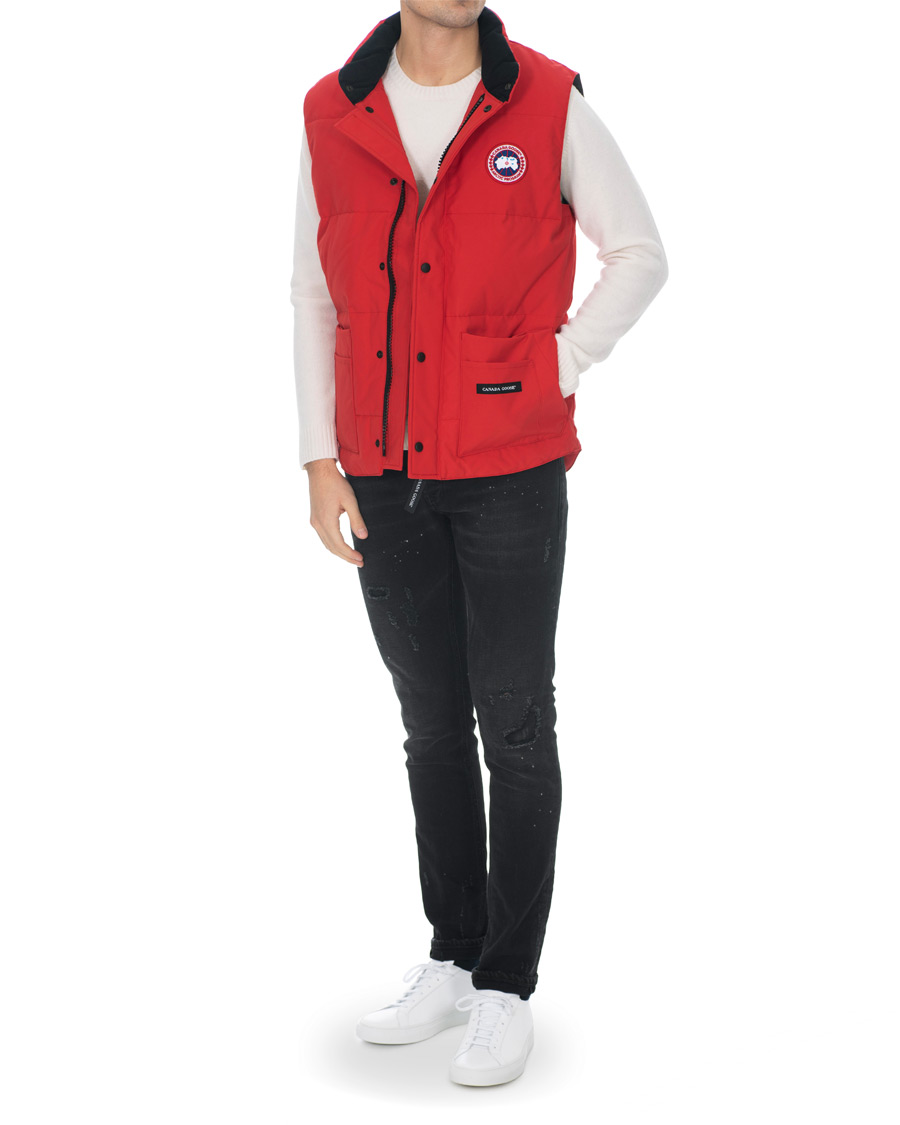 Men | Coats & Jackets | Canada Goose | Freestyle Crew Vest Red