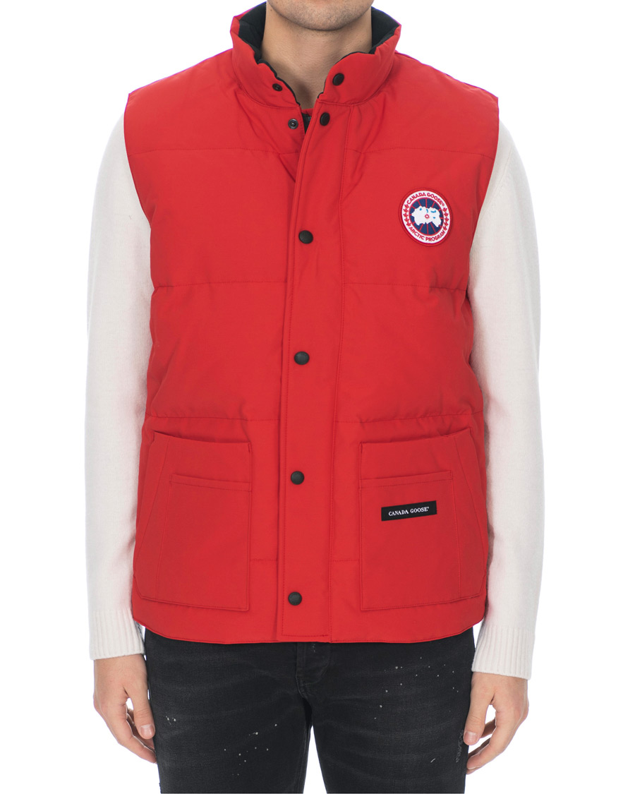 Men | Coats & Jackets | Canada Goose | Freestyle Crew Vest Red