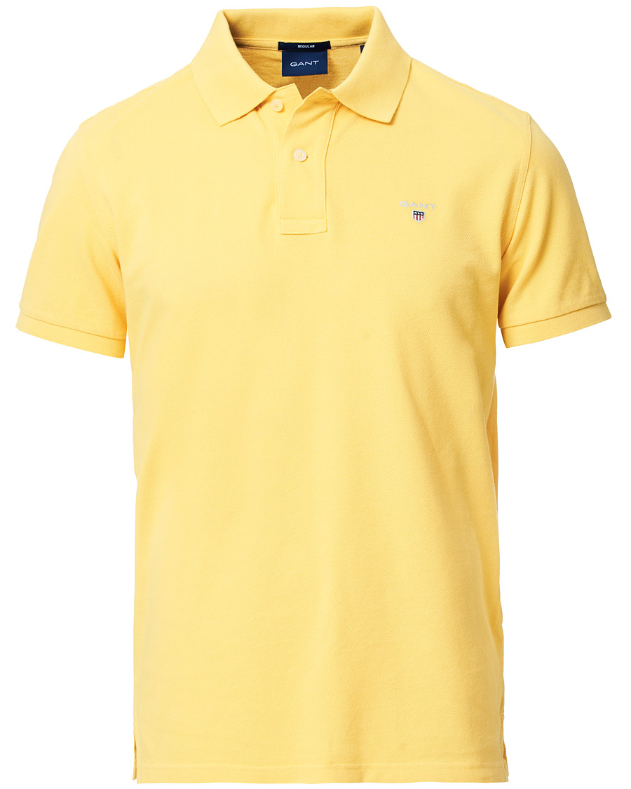 Men | Polo Shirts | GANT | The Original Polo Mimosa Yellow