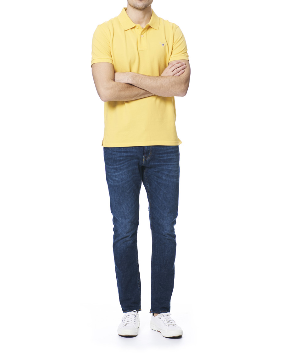 Men | Polo Shirts | GANT | The Original Polo Mimosa Yellow