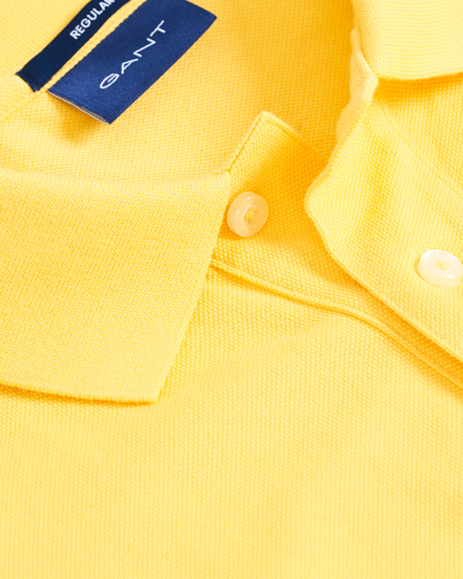 Men | Polo Shirts | GANT | The Original Polo Mimosa Yellow