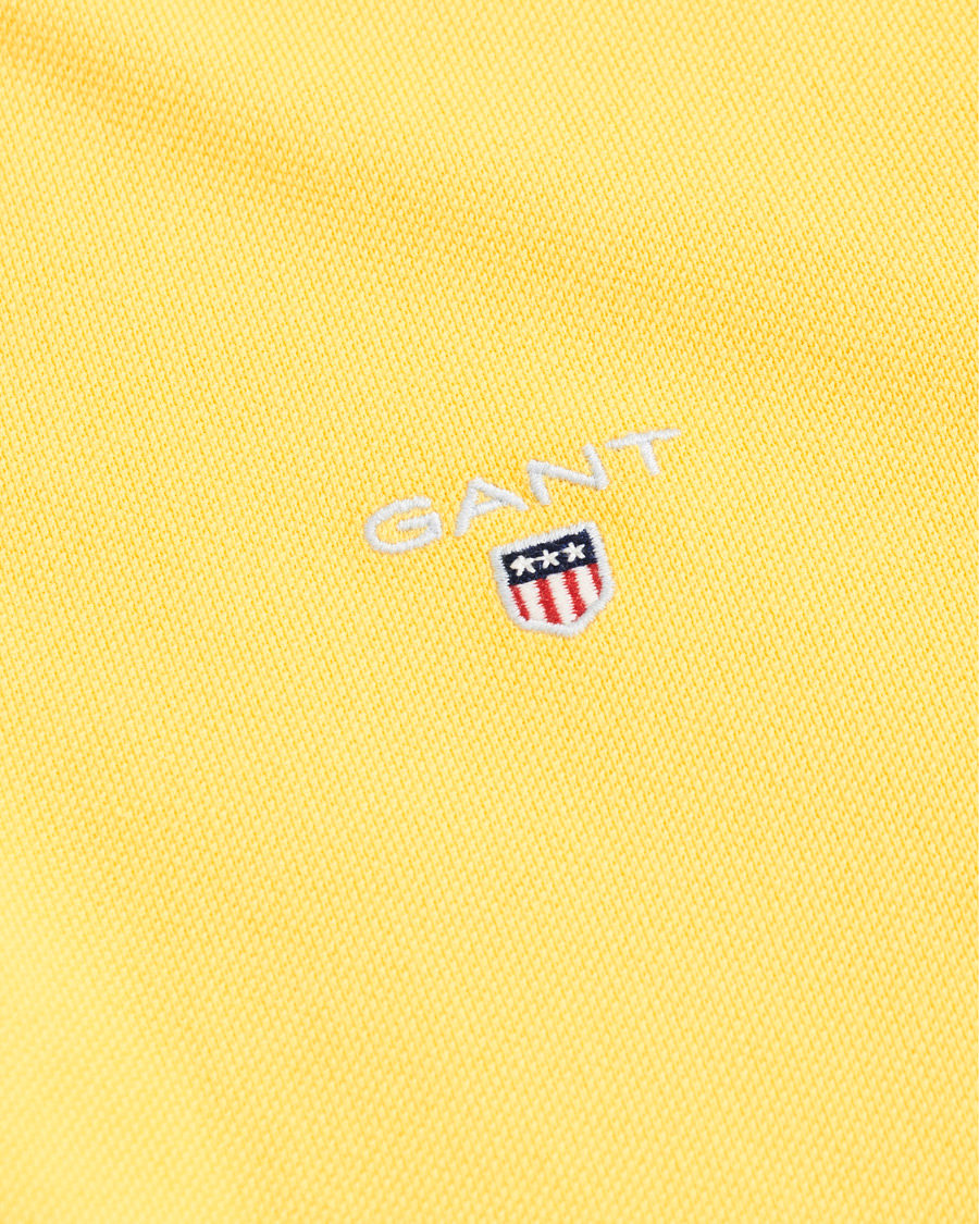 Men | Polo Shirts | GANT | The Original Polo Mimosa Yellow