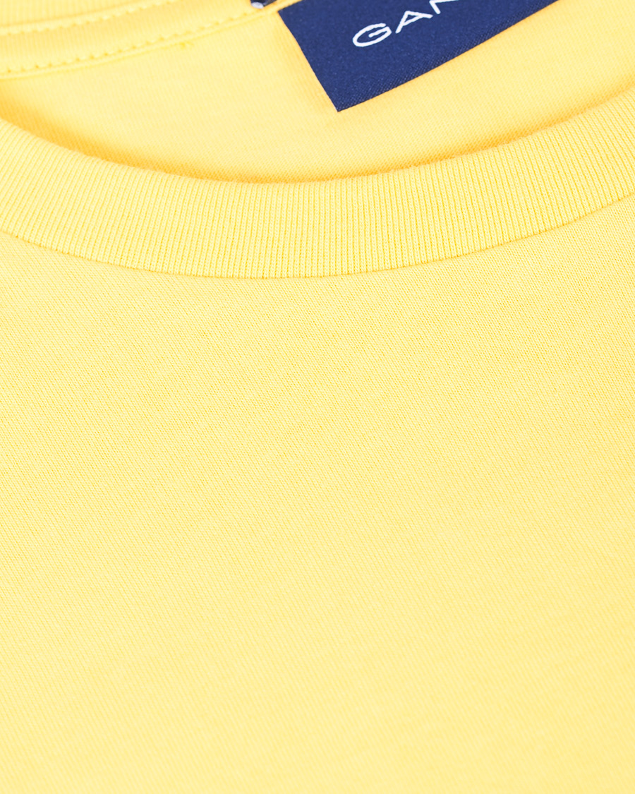 Men | T-Shirts | GANT | The Original Tee Mimosa Yellow