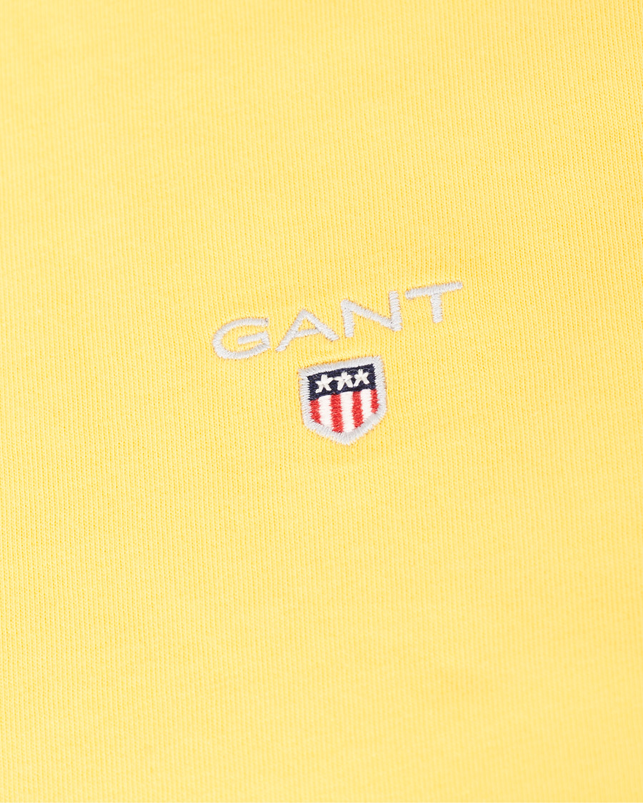 Men | T-Shirts | GANT | The Original Tee Mimosa Yellow