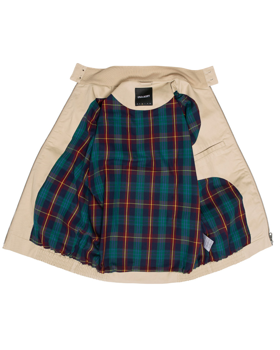 Men | Coats & Jackets | Lyle & Scott | Harrington Jacket Stone