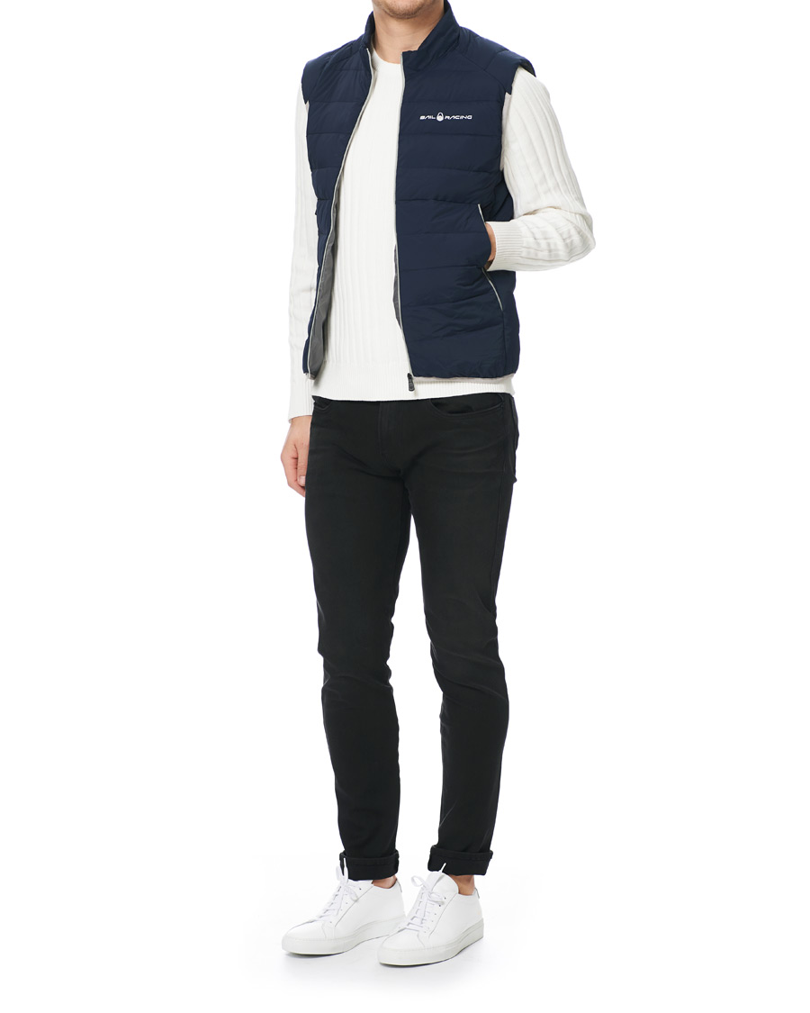 Men | Coats & Jackets | Sail Racing | Spray Down Vest Navy