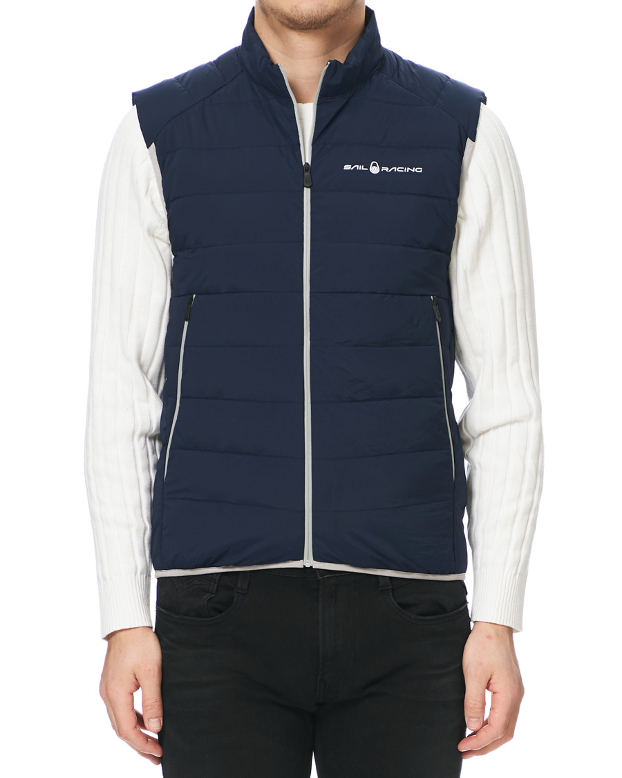 Men | Coats & Jackets | Sail Racing | Spray Down Vest Navy