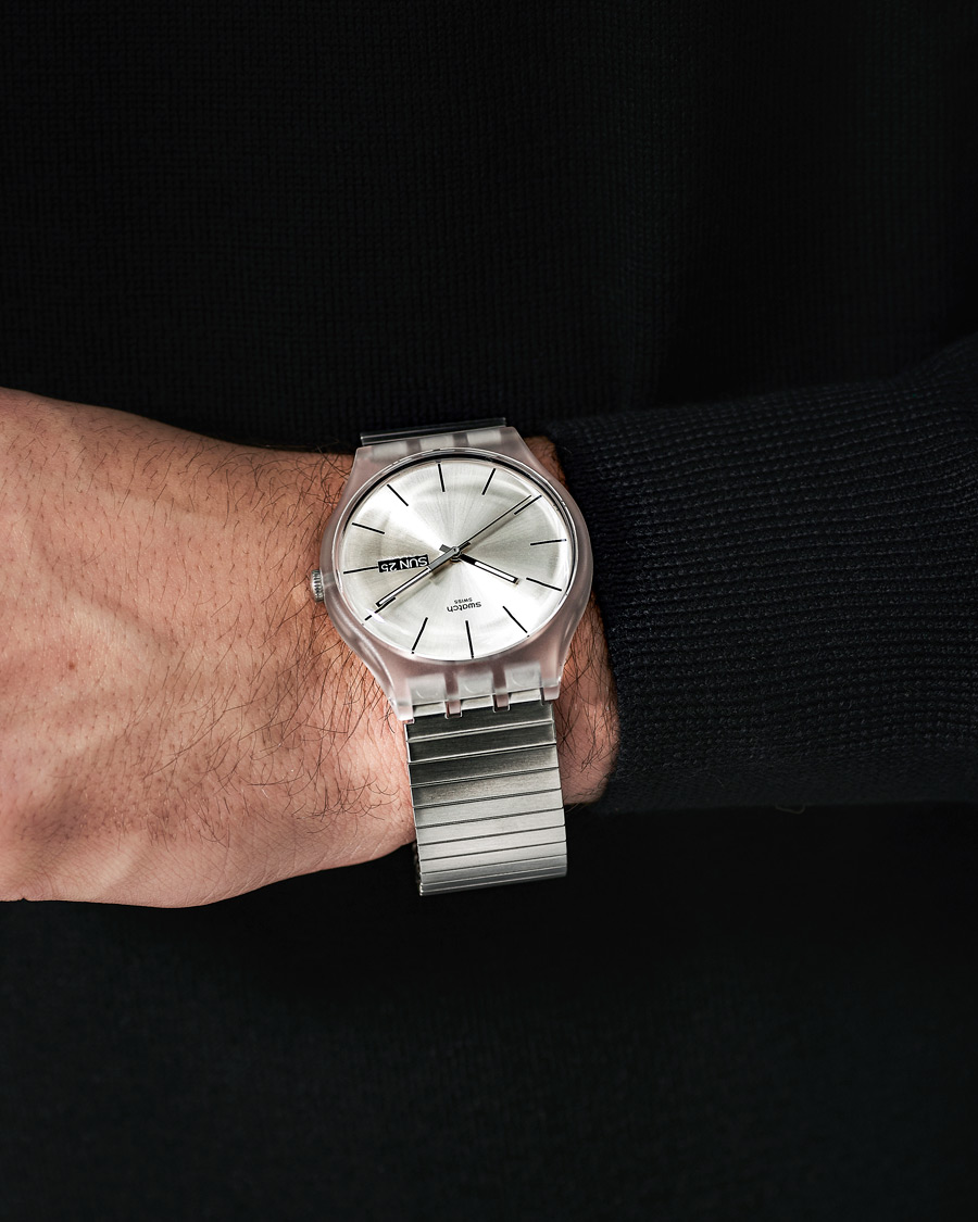 Men | Swatch Resolution L Silver | Swatch | Resolution L Silver