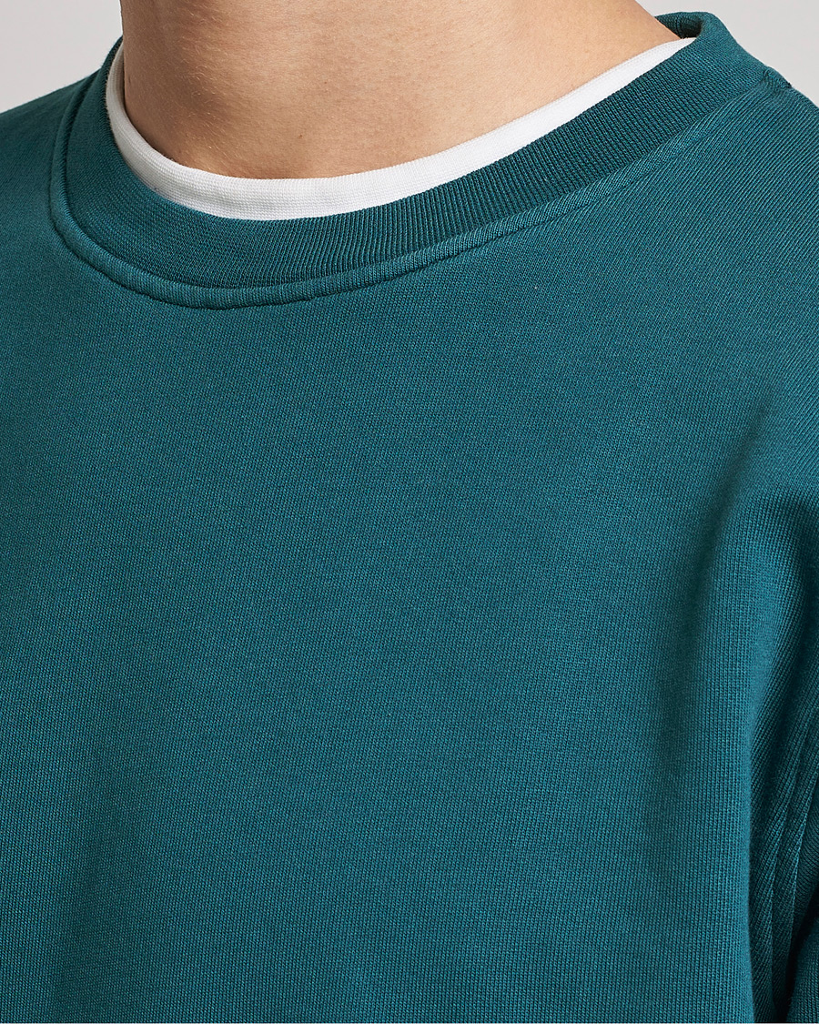 Men | Sweaters & Knitwear | Colorful Standard | Classic Organic Crew Neck Sweat Ocean Green