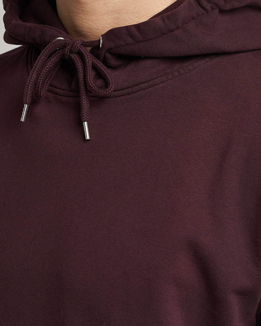 Men | Sweaters & Knitwear | Colorful Standard | Classic Organic Hood Oxblood Red