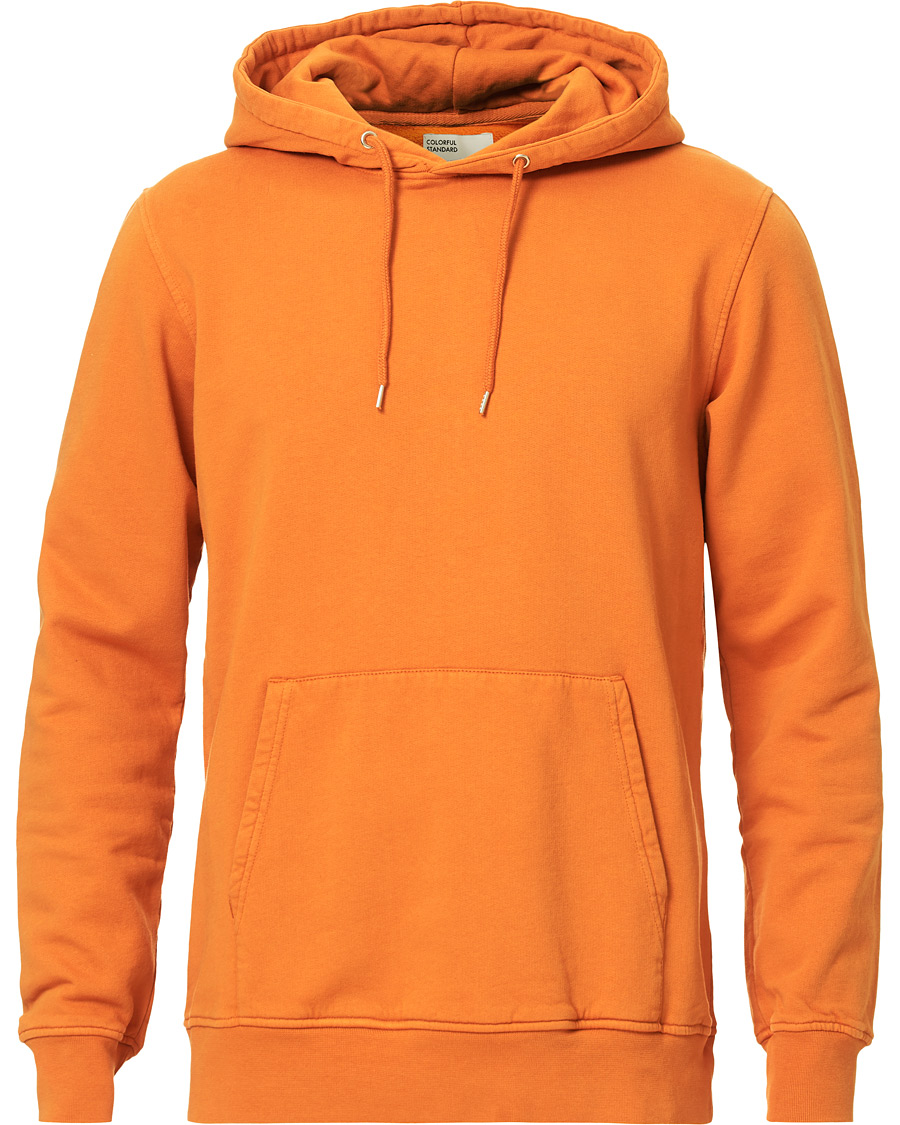 Men | Sweaters & Knitwear | Colorful Standard | Classic Organic Hood Burned Orange