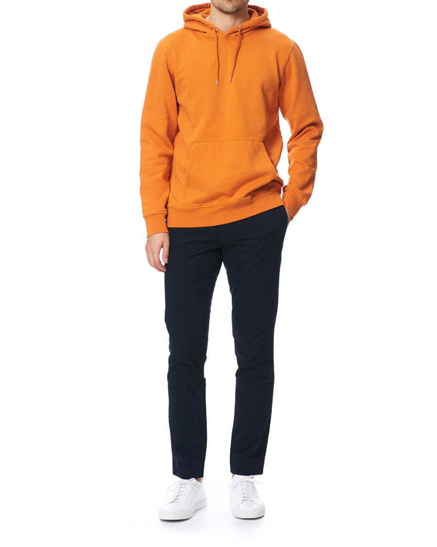 Men | Sweaters & Knitwear | Colorful Standard | Classic Organic Hood Burned Orange