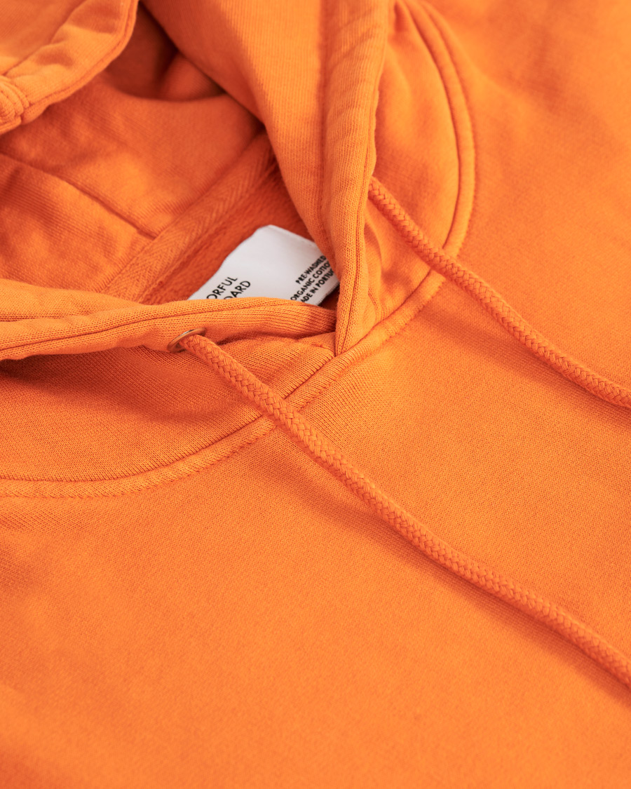 Men | Sweaters & Knitwear | Colorful Standard | Classic Organic Hood Burned Orange