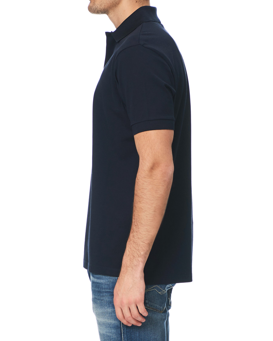 Men | Polo Shirts | Paul Smith | Placket Stripe Polo Navy