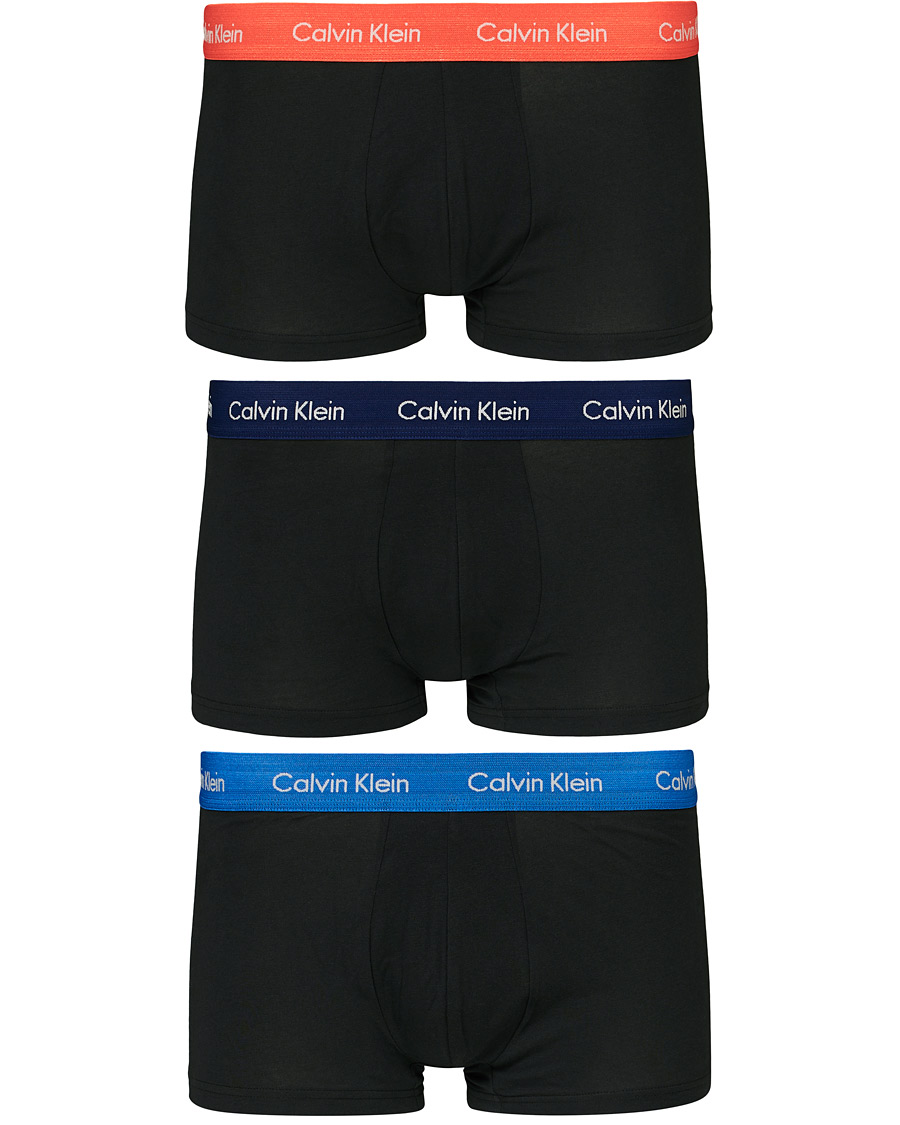 Men | Underwear & Socks | Calvin Klein | Cotton Stretch Trunk 3-Pack Minnow/Horoscope/Inferno