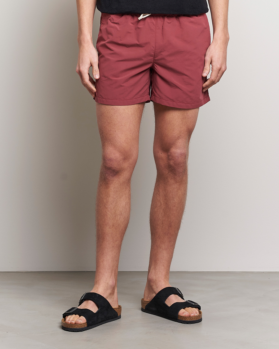 Men | Swimwear | Ripa Ripa | Plain Swimshorts Soft Red