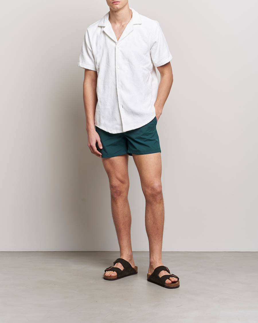 Men | Swimwear | Ripa Ripa | Plain Swimshorts Green