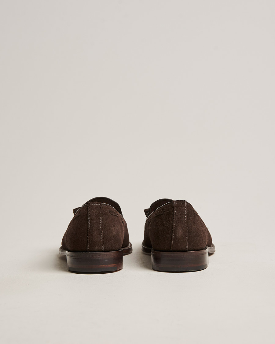 Men | Loafers | Loake 1880 | Russell Tassel Loafer Chocolate Brown Suede
