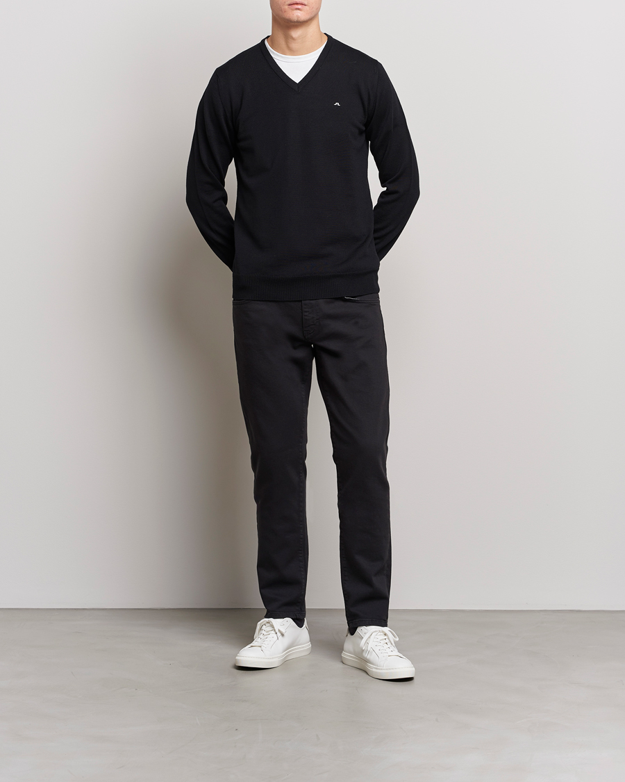Men | Trousers | J.Lindeberg | Jay Solid Stretch 5-Pocket Pants Black
