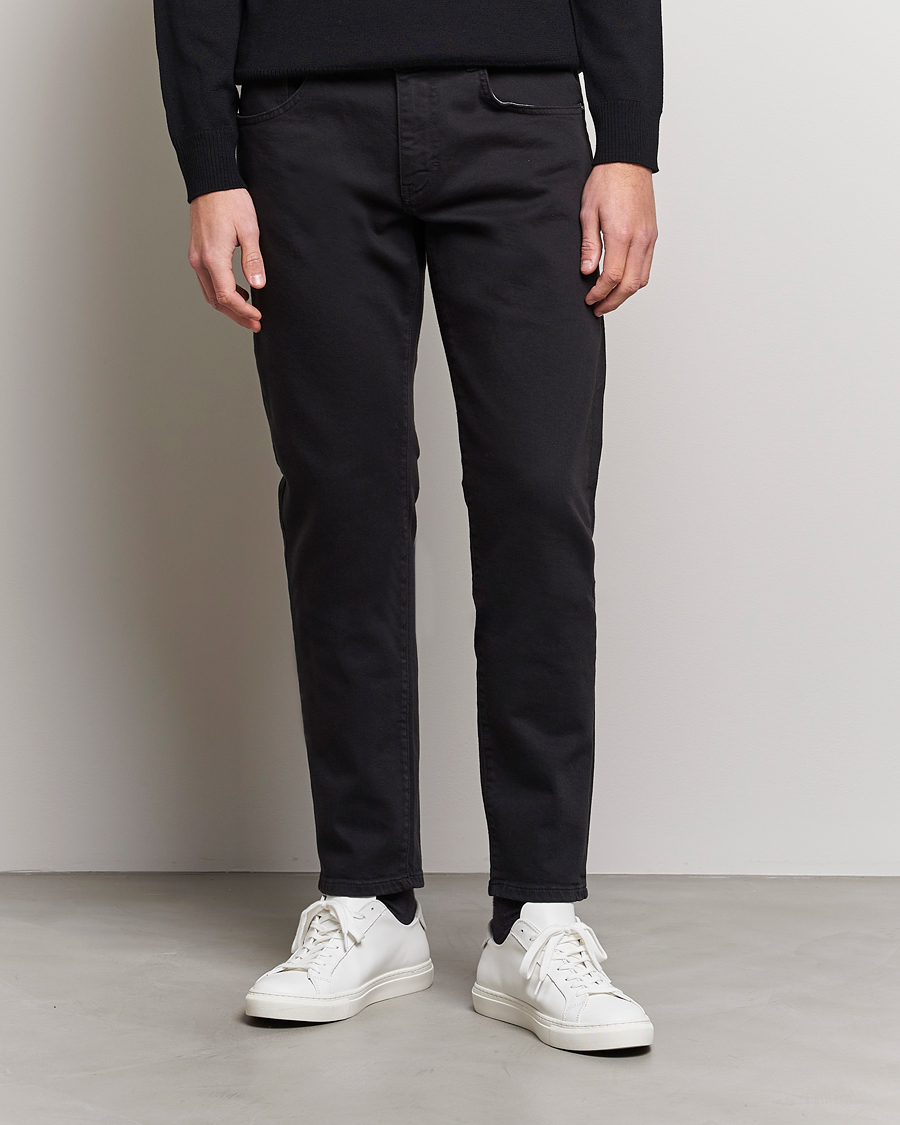 Men | Trousers | J.Lindeberg | Jay Solid Stretch 5-Pocket Pants Black