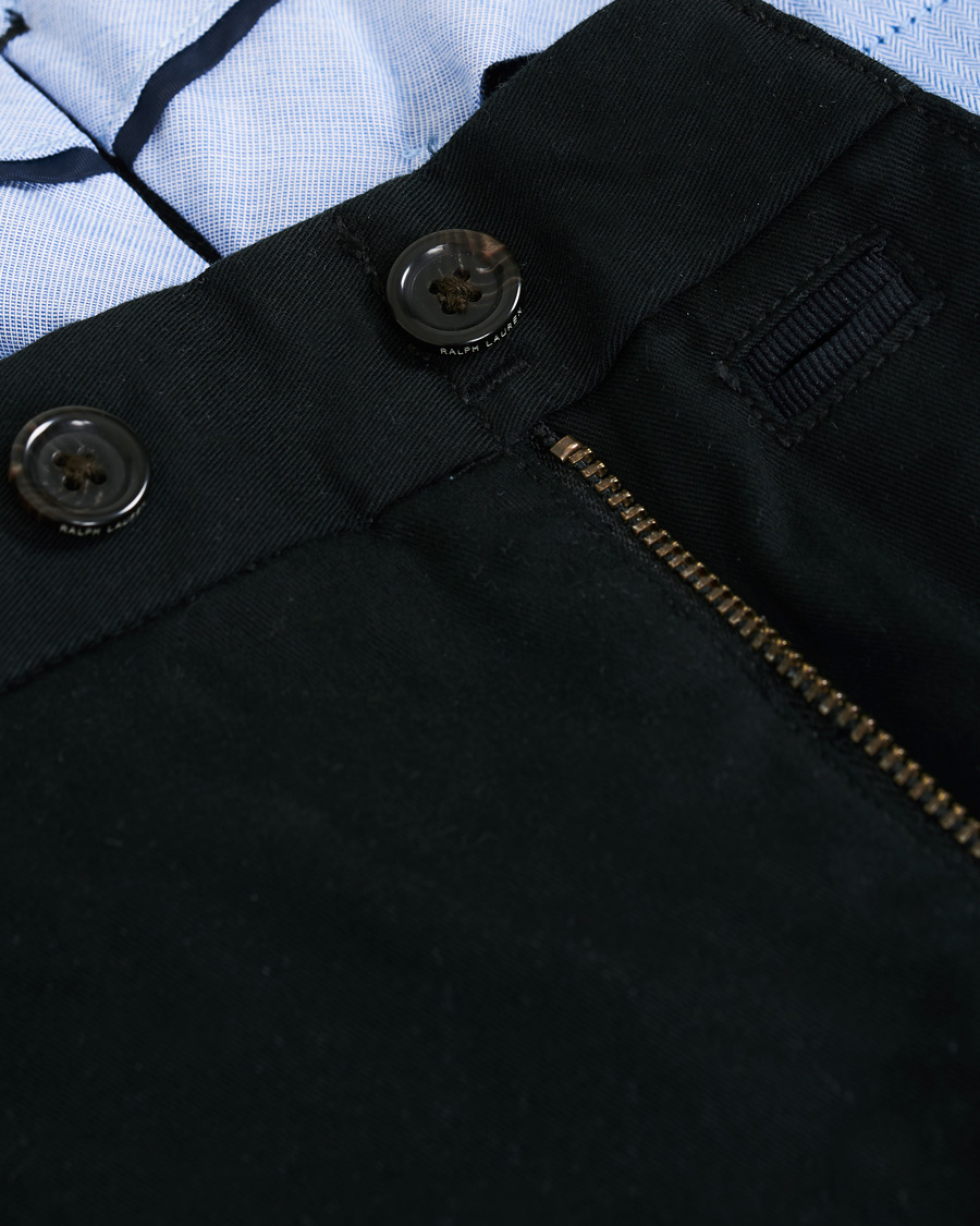 Men | Trousers | Polo Ralph Lauren | Slim Fit Stretch Chinos Black