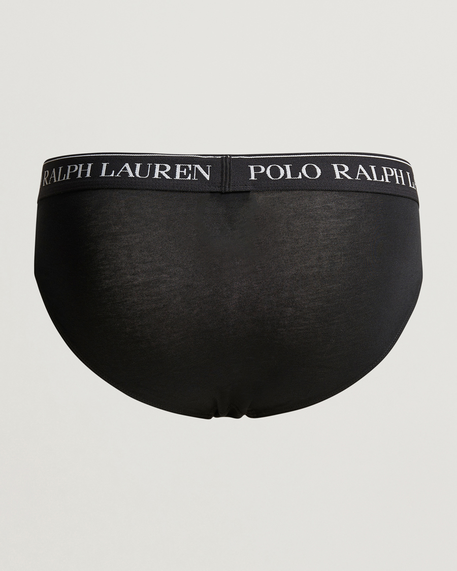Men | Underwear & Socks | Polo Ralph Lauren | 3-Pack Low Rise Trunk Black