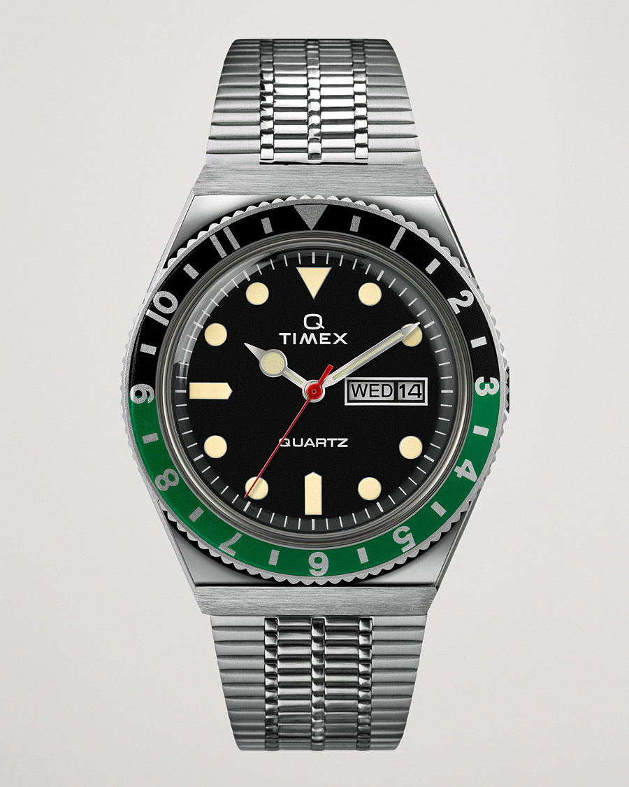 Men | Timex Q Reissue 1979 Black/Green | Timex | Q Reissue 1979 Black/Green