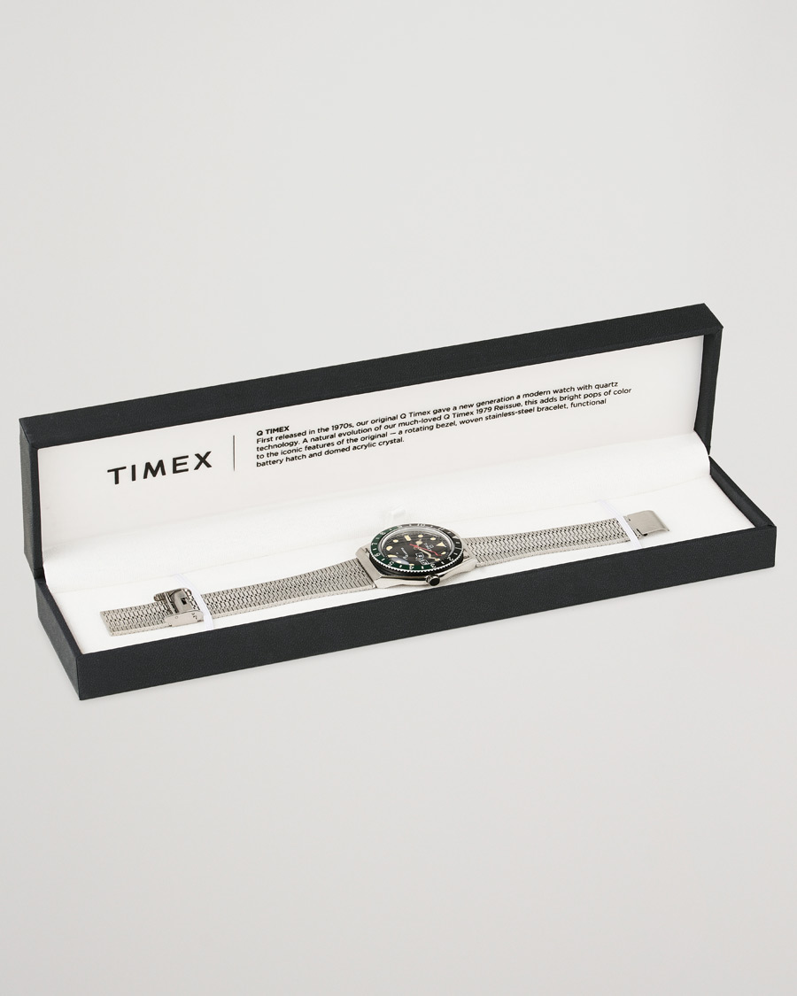 Men | Timex Q Reissue 1979 Black/Green | Timex | Q Reissue 1979 Black/Green