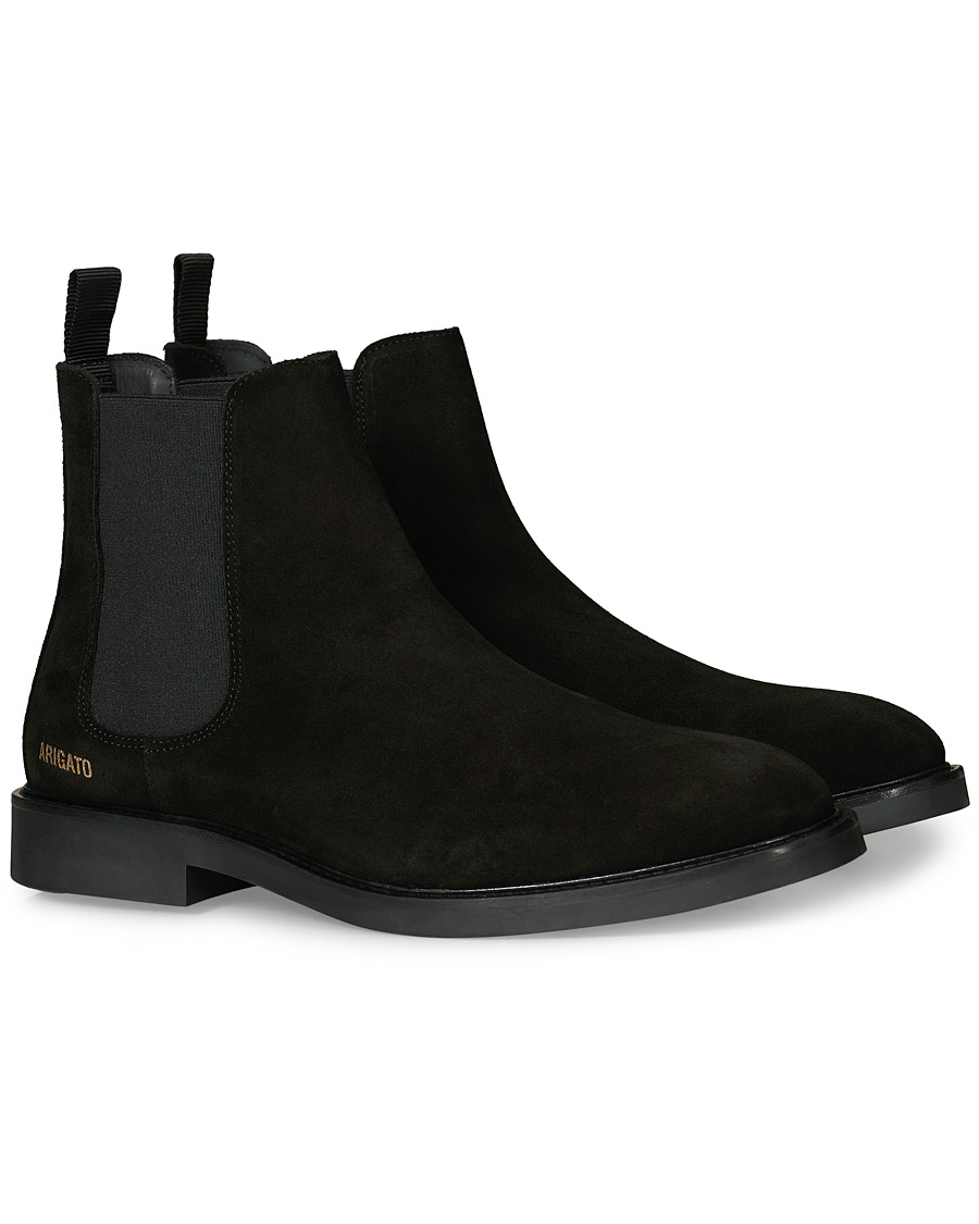Men | Axel Arigato Chelsea Black Suede | Axel Arigato | Chelsea Black Suede