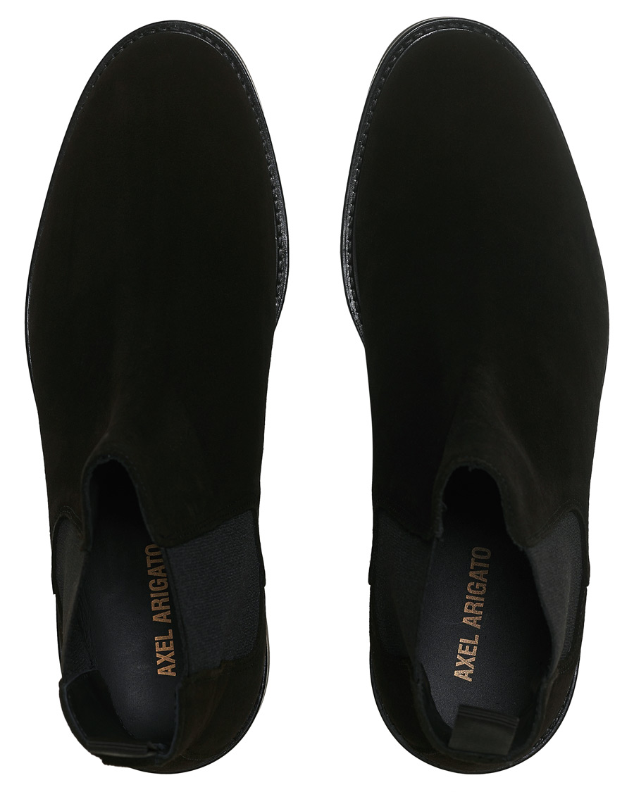 Men | Axel Arigato Chelsea Black Suede | Axel Arigato | Chelsea Black Suede