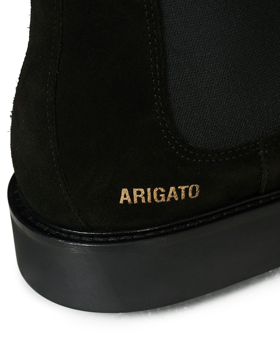 Men | Axel Arigato Chelsea Black Suede | Axel Arigato | Chelsea Black Suede