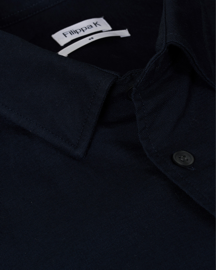 Men | Shirts | Filippa K | Tim Oxford Shirt Dark Navy