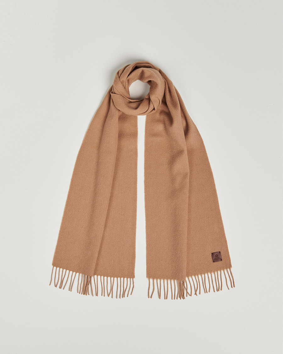 Men | Amanda Christensen Merino Wool Scarf Camel | Amanda Christensen | Merino Wool Scarf Camel