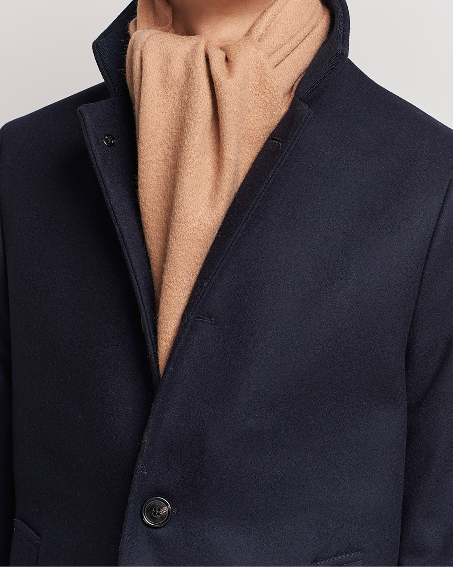 Men | Amanda Christensen Merino Wool Scarf Camel | Amanda Christensen | Merino Wool Scarf Camel