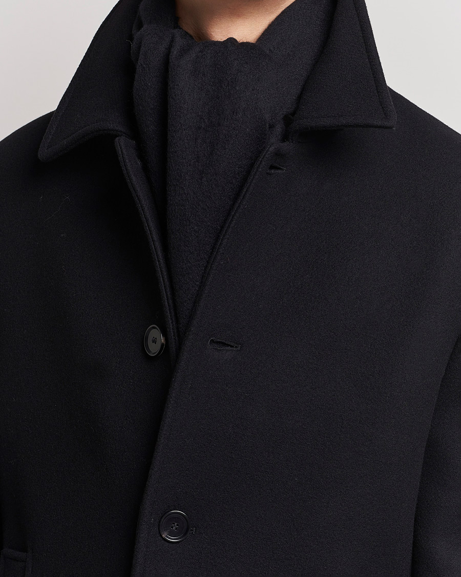 Men | Scarves | Amanda Christensen | Merino Wool Scarf Black
