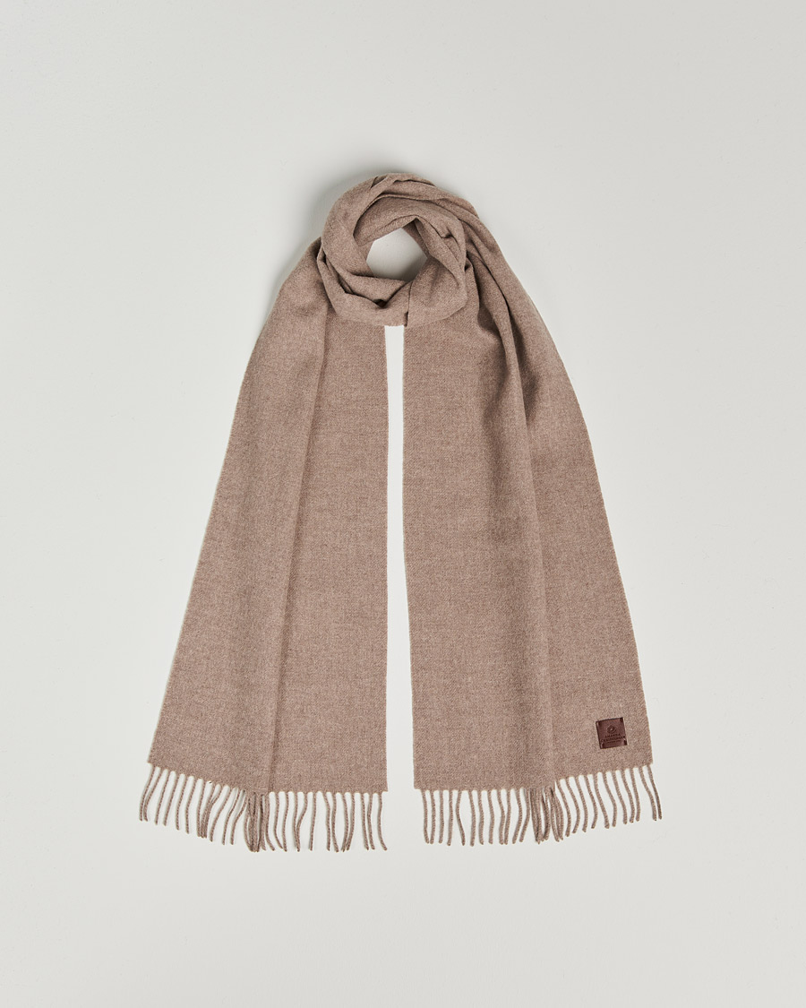 Men | Amanda Christensen Wool Scarf Beige Melange | Amanda Christensen | Wool Scarf Beige Melange