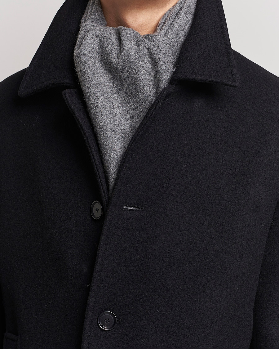 Men | Amanda Christensen Wool Scarf Grey Melange | Amanda Christensen | Wool Scarf Grey Melange