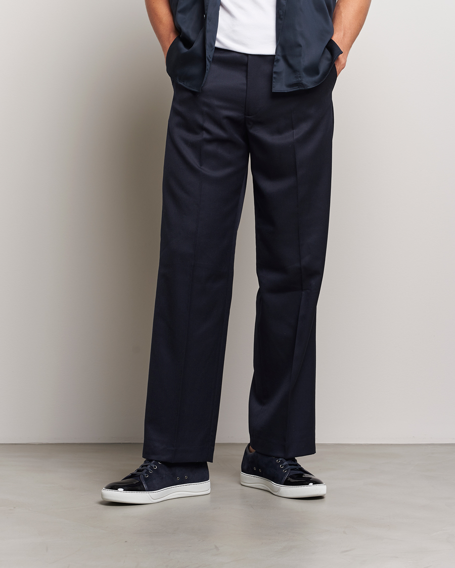 Men | Sneakers | Lanvin | DBB1 Patent Cap Toe Sneaker Navy