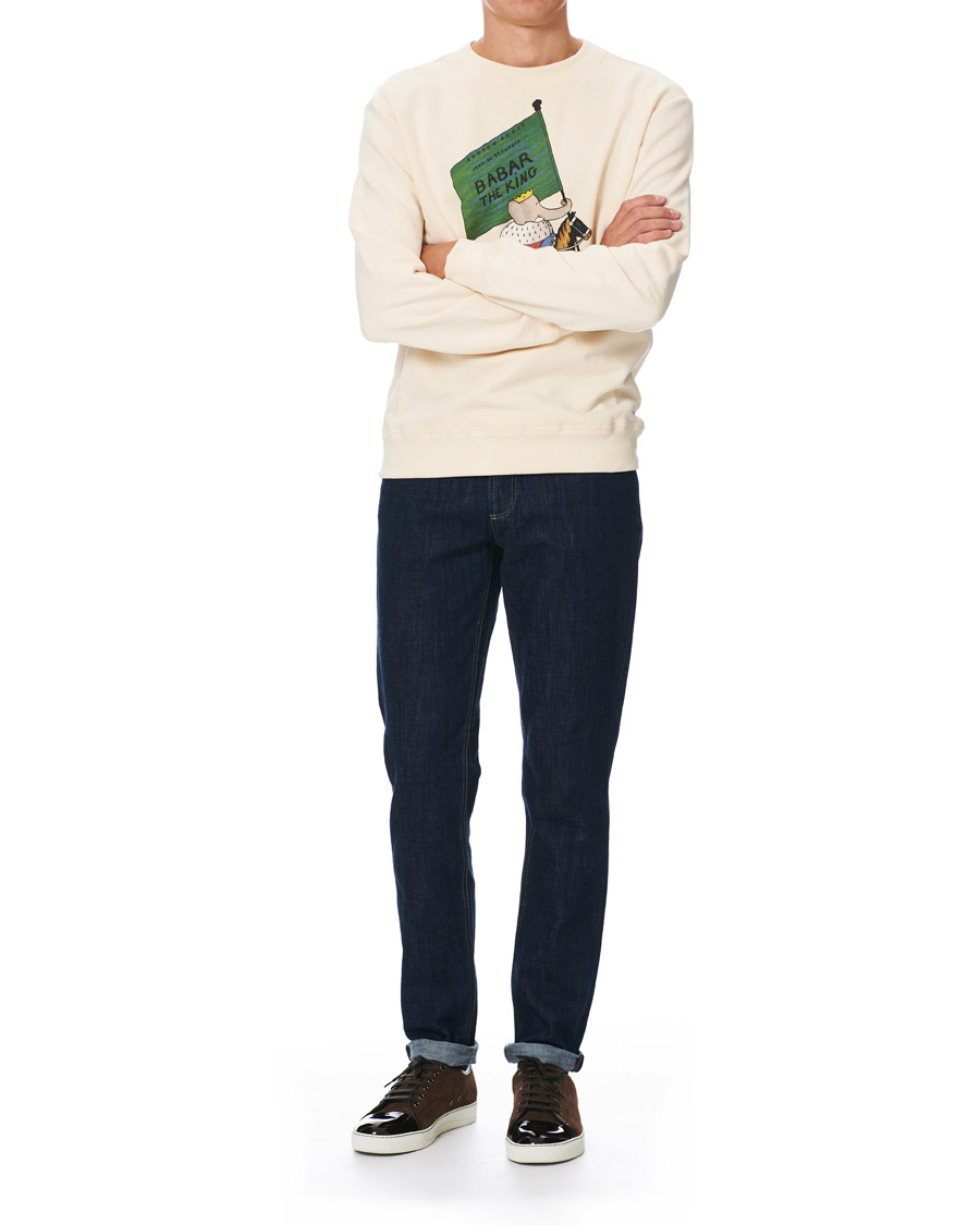 Men | Lanvin Patent Captoe Sneaker Brown Suede | Lanvin | Patent Captoe Sneaker Brown Suede