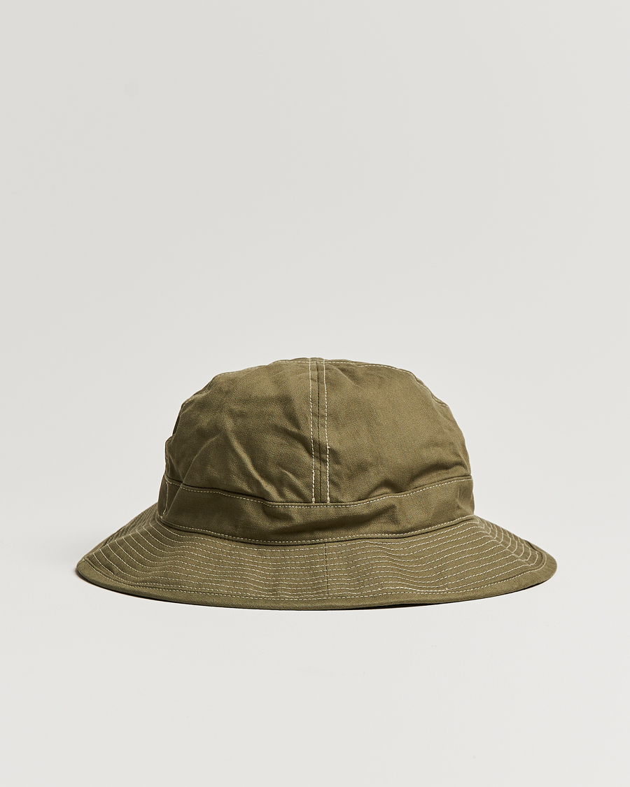Men | Hats & Caps | orSlow | US Navy Hat Green