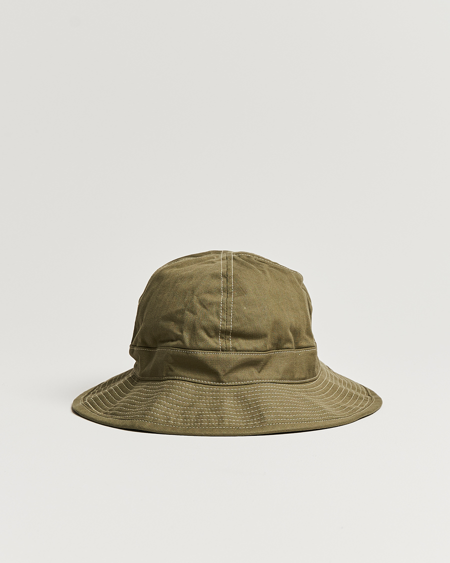 Men | Hats & Caps | orSlow | US Navy Hat Green