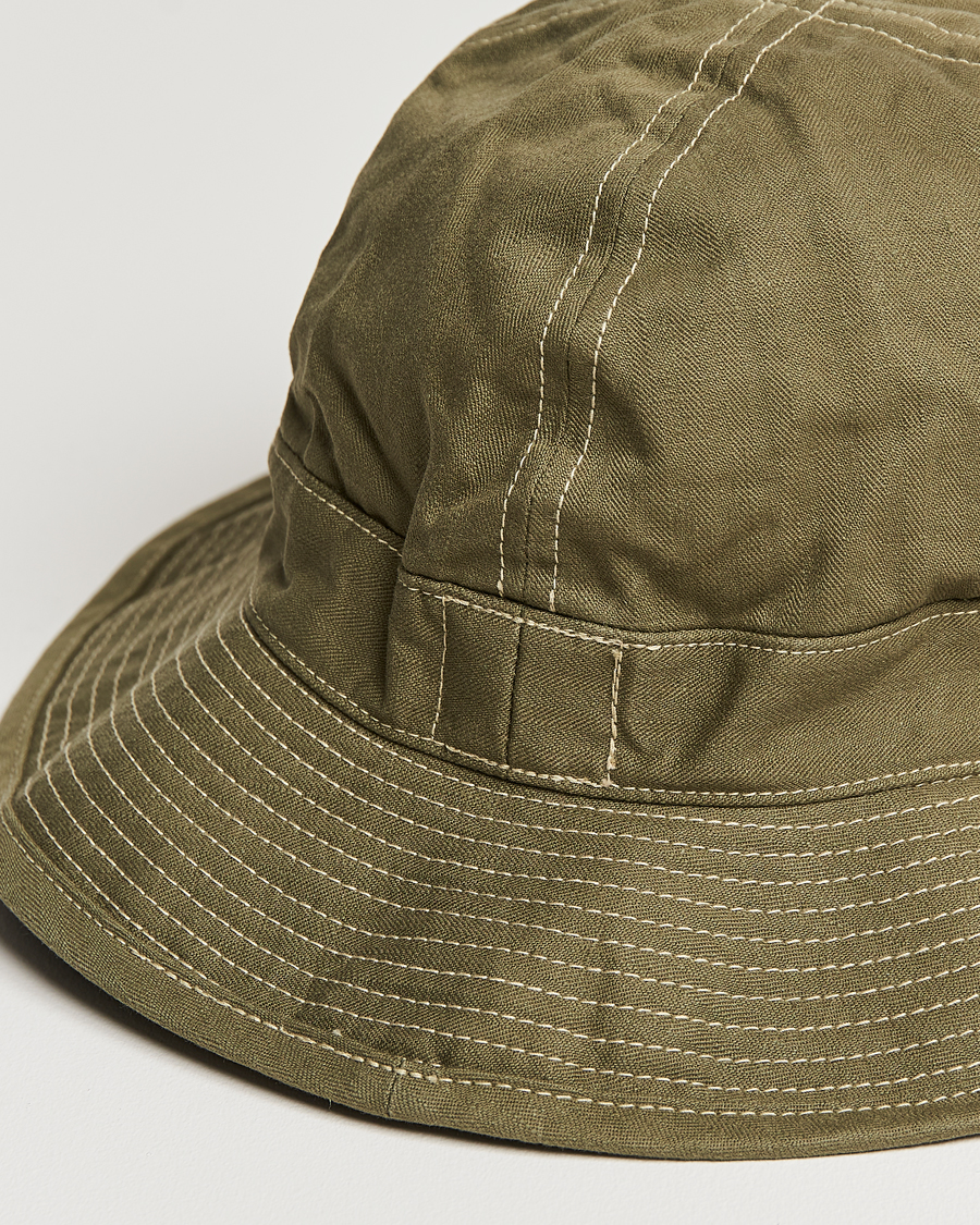 Men | Hats & Caps | orSlow | US Navy Hat Green