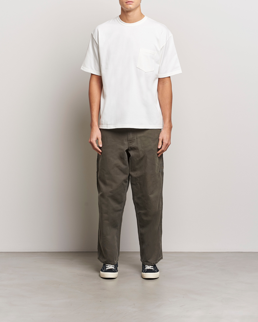 Men | T-Shirts | orSlow | Pocket T-Shirt White