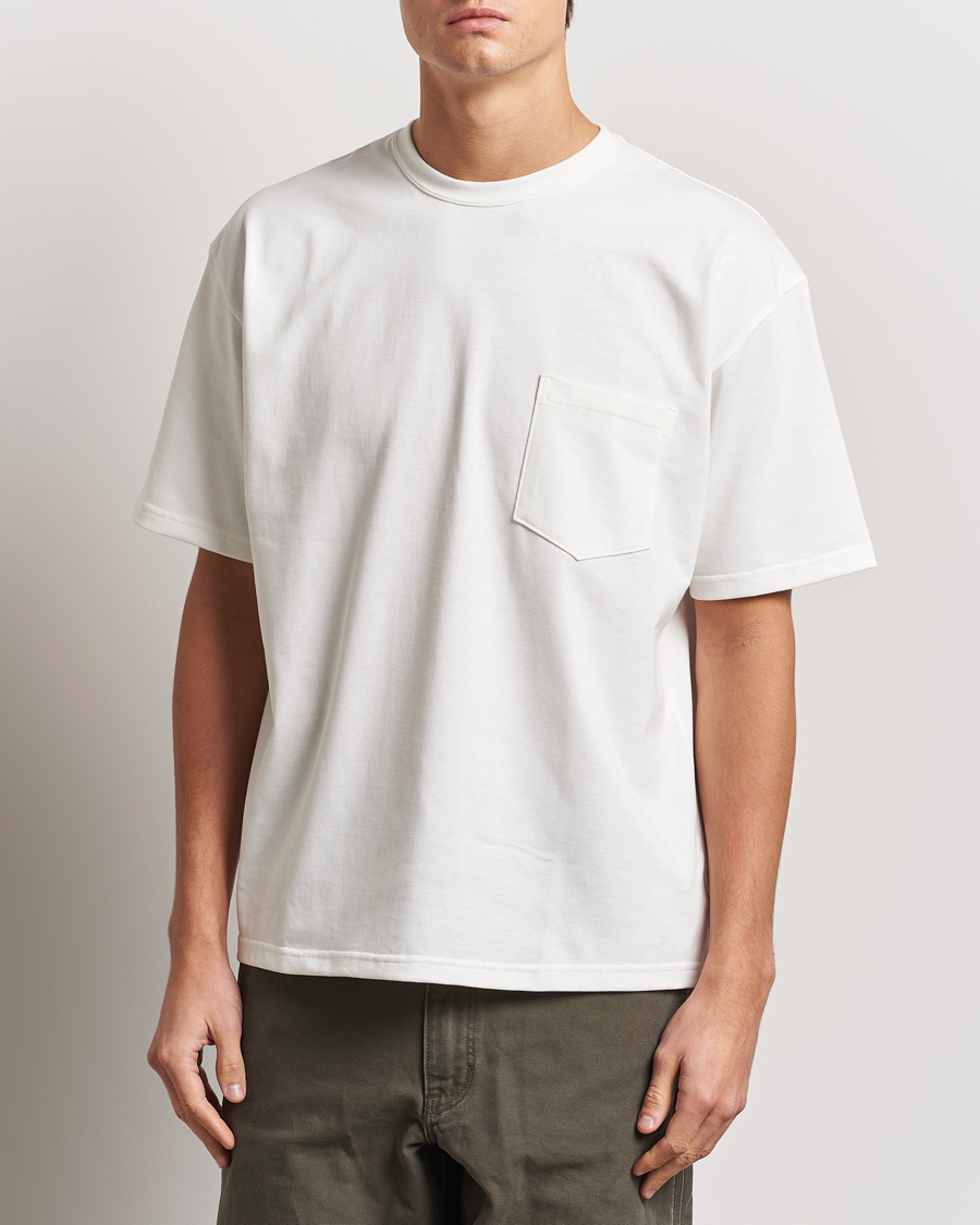 Men | T-Shirts | orSlow | Pocket T-Shirt White