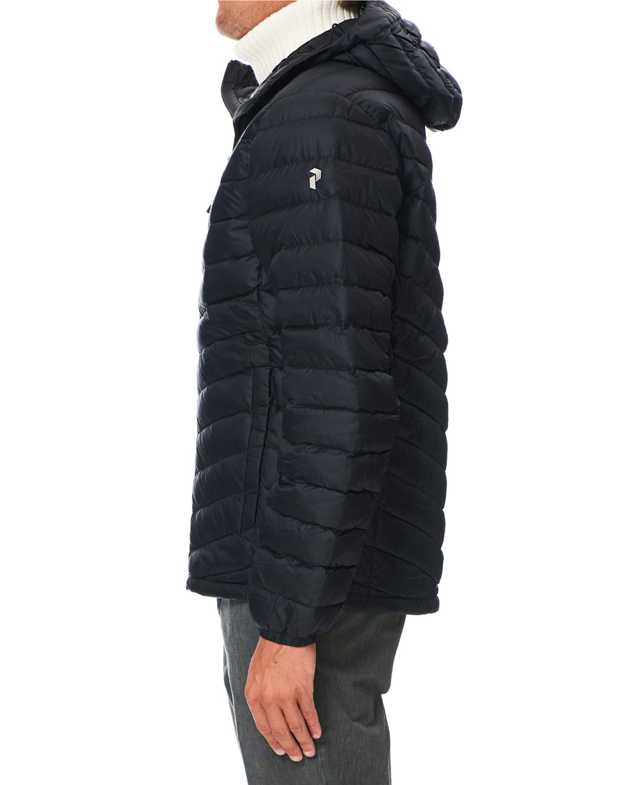 Men | Coats & Jackets | Peak Performance | Frost Liner Down Hooded Jacket Black