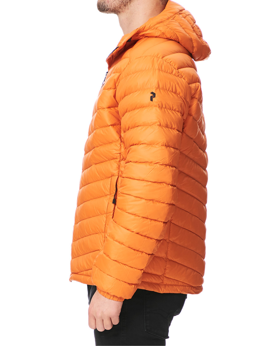 Men | Coats & Jackets | Peak Performance | Frost Liner Down Hooded Jacket Blaze Tundra