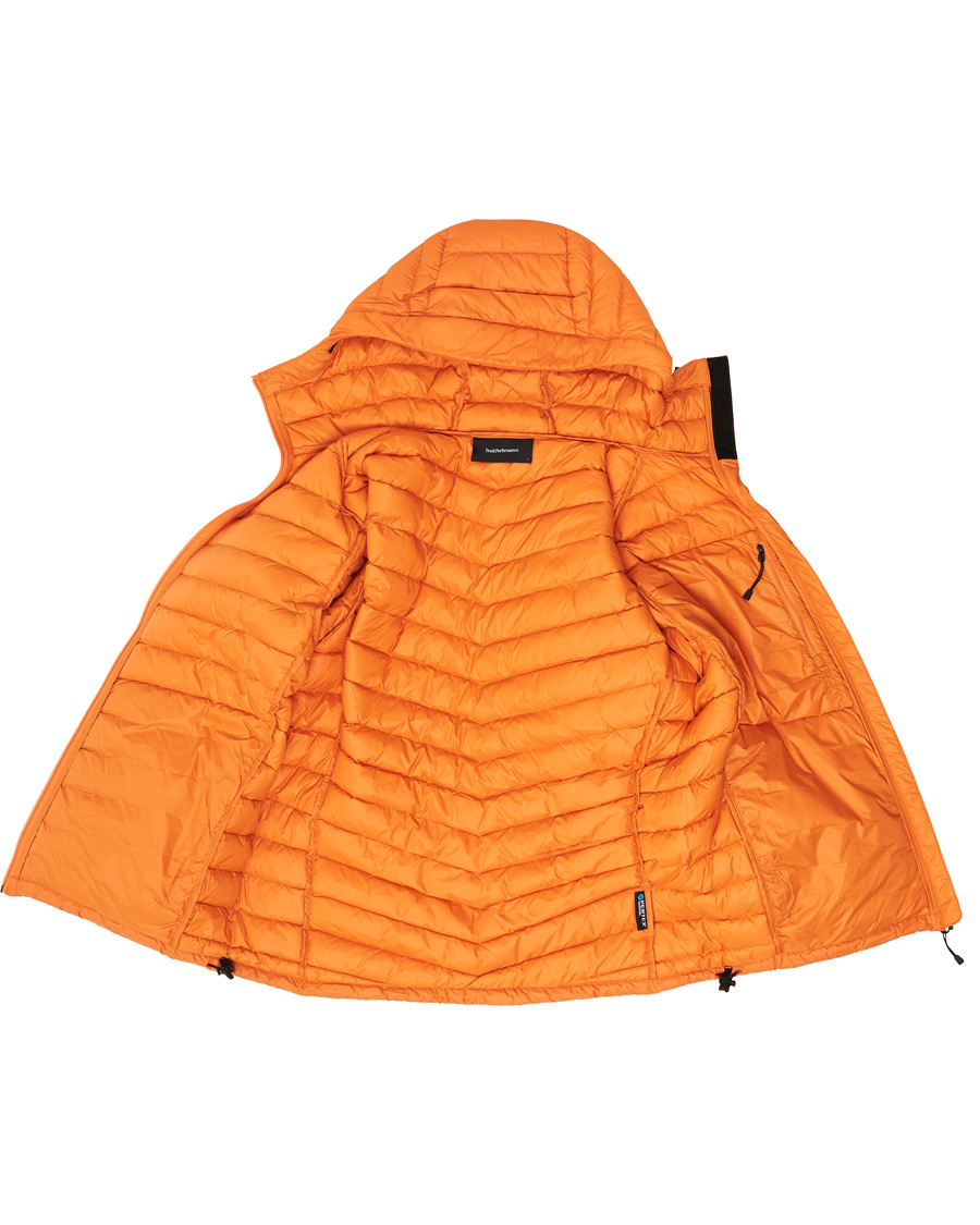 Men | Coats & Jackets | Peak Performance | Frost Liner Down Hooded Jacket Blaze Tundra