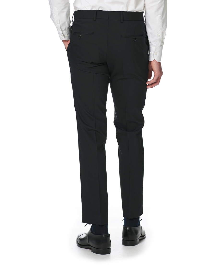 Men | Trousers | Tiger of Sweden | Tordon Wool Suit Trousers Black