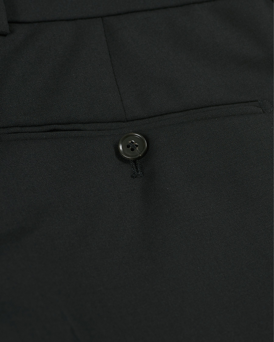 Men | Trousers | Tiger of Sweden | Tordon Wool Suit Trousers Black