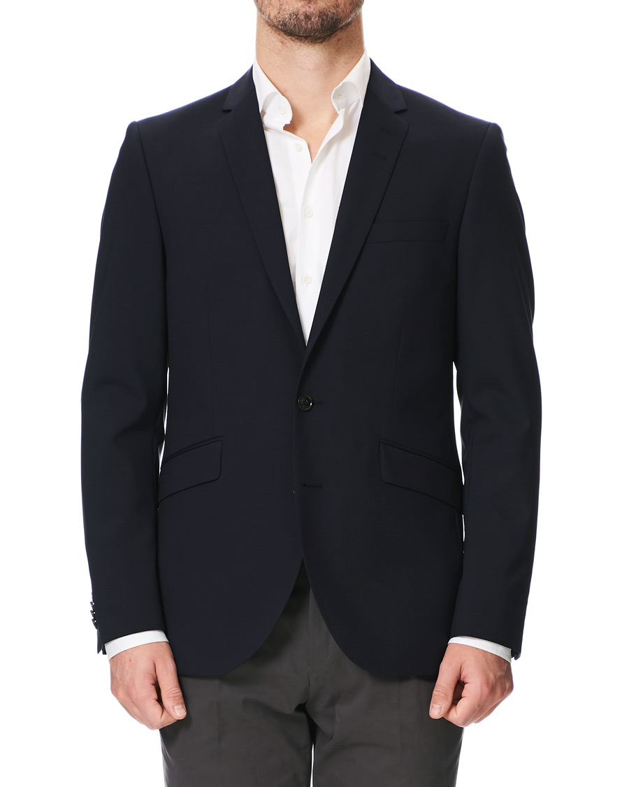Men | Blazers | Tiger of Sweden | James Wool Suit Blazer Navy
